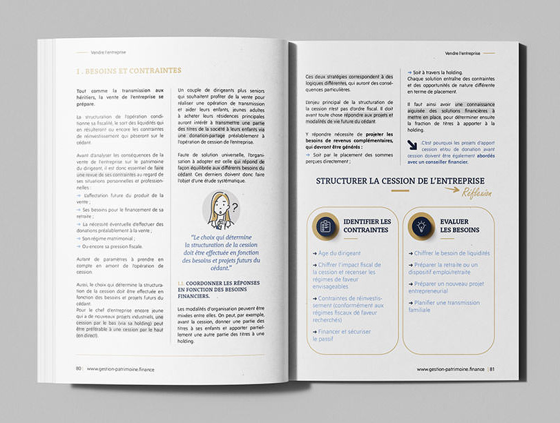 Présentation des pages du guide patrimonial 2025